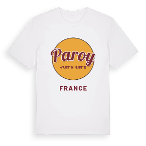 Paroy cirkel t-shirt – ekologisk bomull t-shirt från Pinshirt