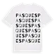 Pasques ordlek t-shirt
