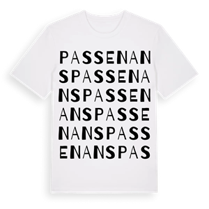 Passenans ordlek t-shirt – ekologisk bomull t-shirt från Pinshirt