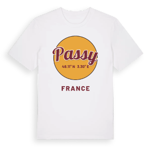 Passy cirkel t-shirt – ekologisk bomull t-shirt från Pinshirt