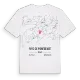 Pays-de-Montbenoît karta t-shirt