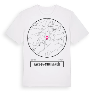 Pays-de-Montbenoît t-shirt – ekologisk bomull t-shirt från Pinshirt
