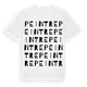 Peintre ordlek t-shirt