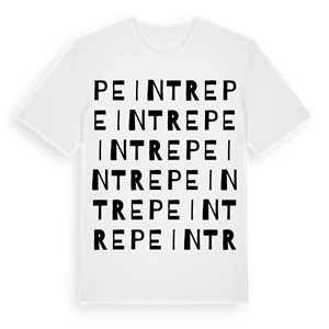 Peintre ordlek t-shirt – ekologisk bomull t-shirt från Pinshirt