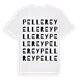 Pellerey ordlek t-shirt