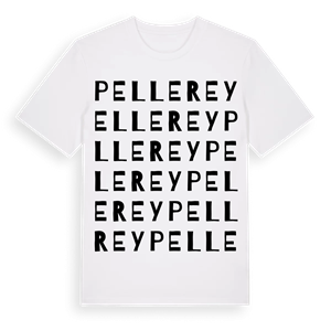 Pellerey ordlek t-shirt – ekologisk bomull t-shirt från Pinshirt