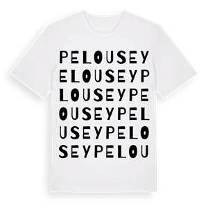 Pelousey ordlek t-shirt – ekologisk bomull t-shirt från Pinshirt