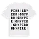Perrigny ordlek t-shirt