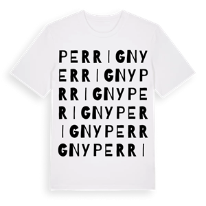 Perrigny ordlek t-shirt – ekologisk bomull t-shirt från Pinshirt