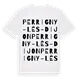 Perrigny-lès-Dijon ordlek t-shirt