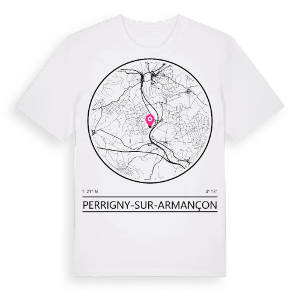 Perrigny-sur-Armançon t-shirt – ekologisk bomull t-shirt från Pinshirt