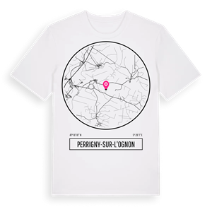 Perrigny-sur-l'Ognon t-shirt – ekologisk bomull t-shirt från Pinshirt