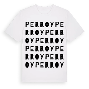 Perroy ordlek t-shirt – ekologisk bomull t-shirt från Pinshirt