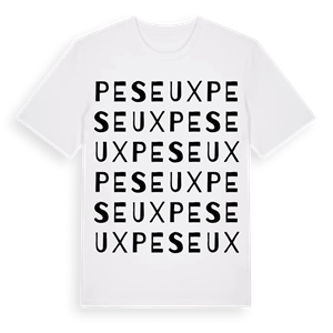 Peseux ordlek t-shirt – ekologisk bomull t-shirt från Pinshirt