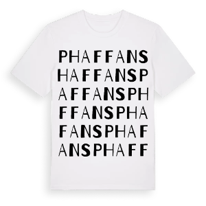 Phaffans ordlek t-shirt – ekologisk bomull t-shirt från Pinshirt