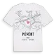 Piémont karta t-shirt