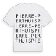 Pierre-Perthuis ordlek t-shirt