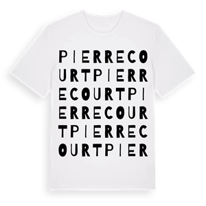 Pierrecourt ordlek t-shirt – ekologisk bomull t-shirt från Pinshirt