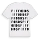 Piffonds ordlek t-shirt
