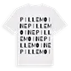 Pillemoine ordlek t-shirt