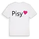 Pisy hjärta t-shirt