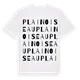 Plainoiseau ordlek t-shirt