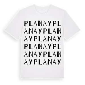 Planay ordlek t-shirt – ekologisk bomull t-shirt från Pinshirt