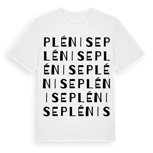 Plénise ordlek t-shirt – ekologisk bomull t-shirt från Pinshirt