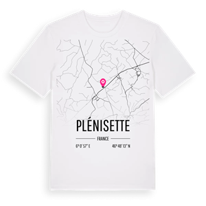 Plénisette karta t-shirt – ekologisk bomull t-shirt från Pinshirt