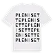 Plénisette ordlek t-shirt