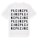 Pleure ordlek t-shirt