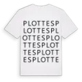Plottes ordlek t-shirt