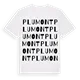 Plumont ordlek t-shirt