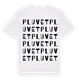 Pluvet ordlek t-shirt