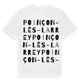 Poinçon-lès-Larrey ordlek t-shirt
