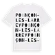 Poinçon-lès-Larrey ordlek t-shirt