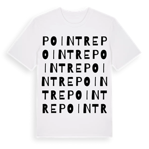 Pointre ordlek t-shirt – ekologisk bomull t-shirt från Pinshirt