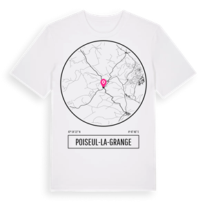 Poiseul-la-Grange t-shirt – ekologisk bomull t-shirt från Pinshirt