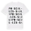 Poiseul-lès-Saulx ordlek t-shirt