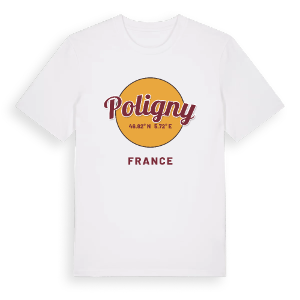 Poligny cirkel t-shirt – ekologisk bomull t-shirt från Pinshirt