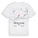 Pompierre-sur-Doubs karta t-shirt