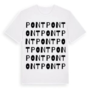Pont ordlek t-shirt – ekologisk bomull t-shirt från Pinshirt
