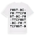 Pont-de-Poitte ordlek t-shirt