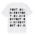 Pont-du-Navoy ordlek t-shirt