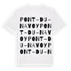Pont-du-Navoy ordlek t-shirt