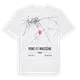 Pont-et-Massène karta t-shirt