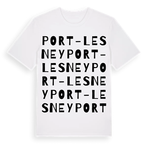 Port-Lesney ordlek t-shirt – ekologisk bomull t-shirt från Pinshirt