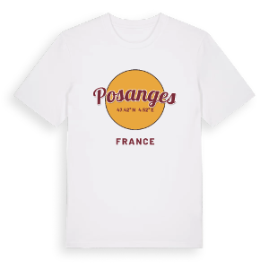 Posanges cirkel t-shirt – ekologisk bomull t-shirt från Pinshirt