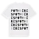Pothières ordlek t-shirt