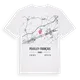 Pouilley-Français karta t-shirt
